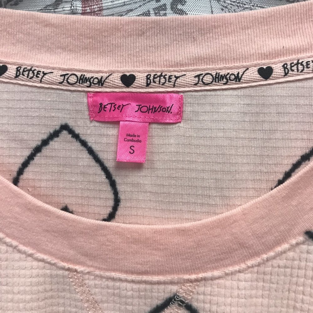 Betsey Johnson Sleep shirt long sleeve NWT - Picture 2 of 7
